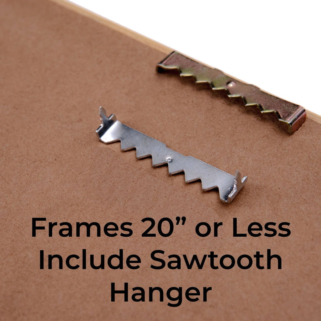40x28 Bronze Brown Real Wood Picture Frame Width 1.25 inches | Interior Frame Depth 0.75 inches |