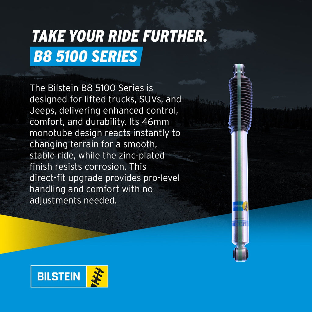 Bilstein Pair of Front B8 5100 Series Shocks Compatible with 2009-2018 RAM 1500 w/o Air Suspension | Provides 0-2.8 Front Lift
