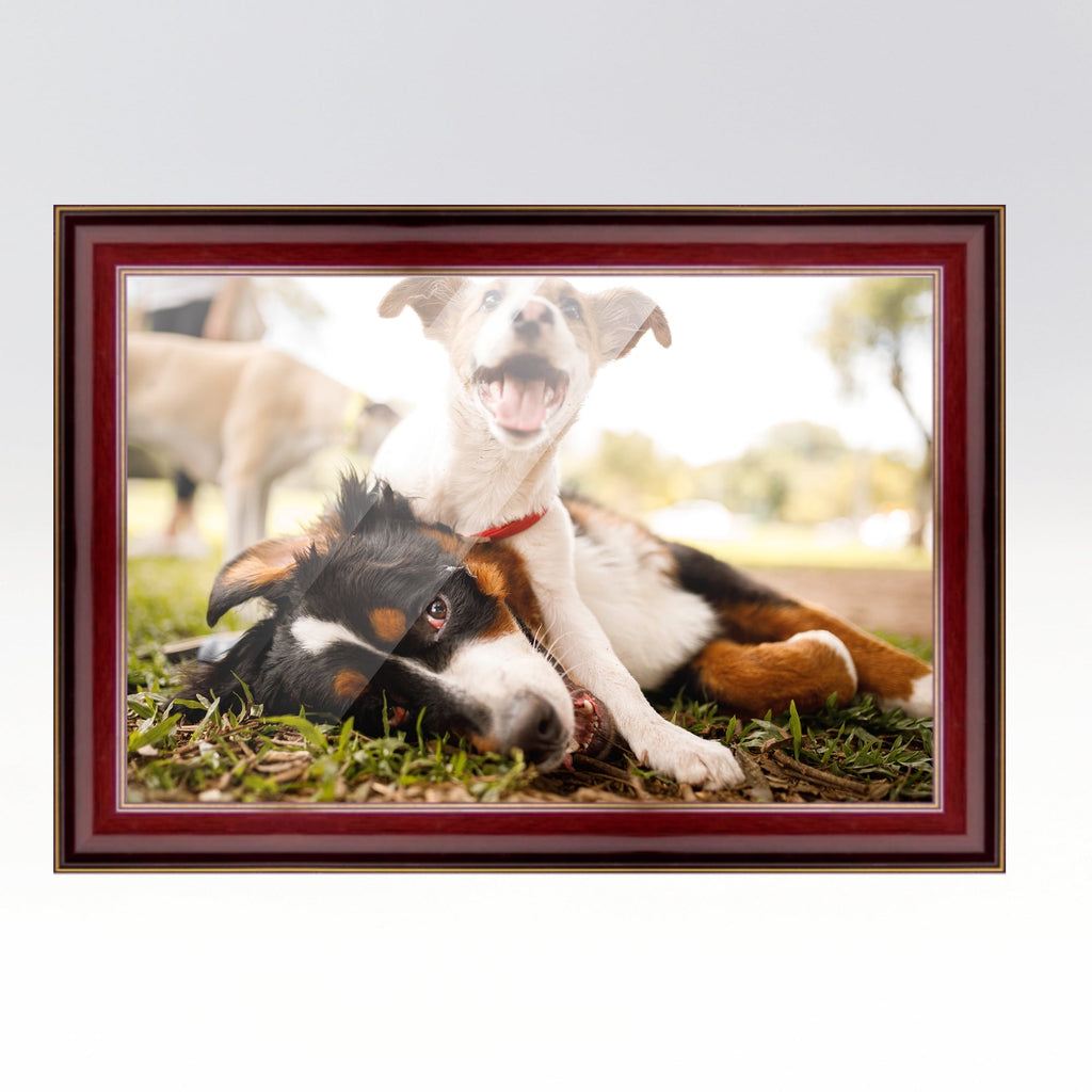 40x28 Bronze Brown Real Wood Picture Frame Width 1.25 inches | Interior Frame Depth 0.75 inches |