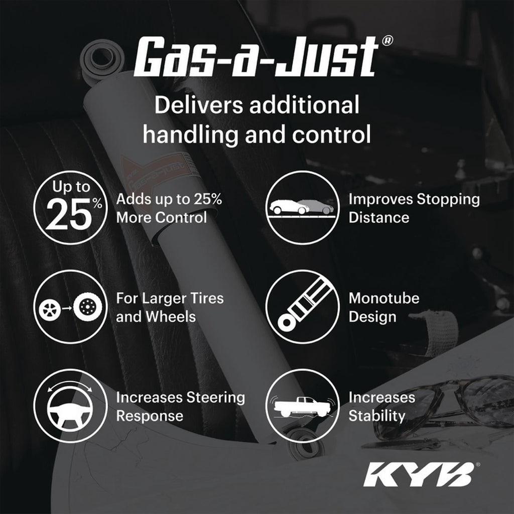 KYB 553356 High Pressure Monotube Gas Shock Fits select: 2003-2009 MERCEDES-BENZ E