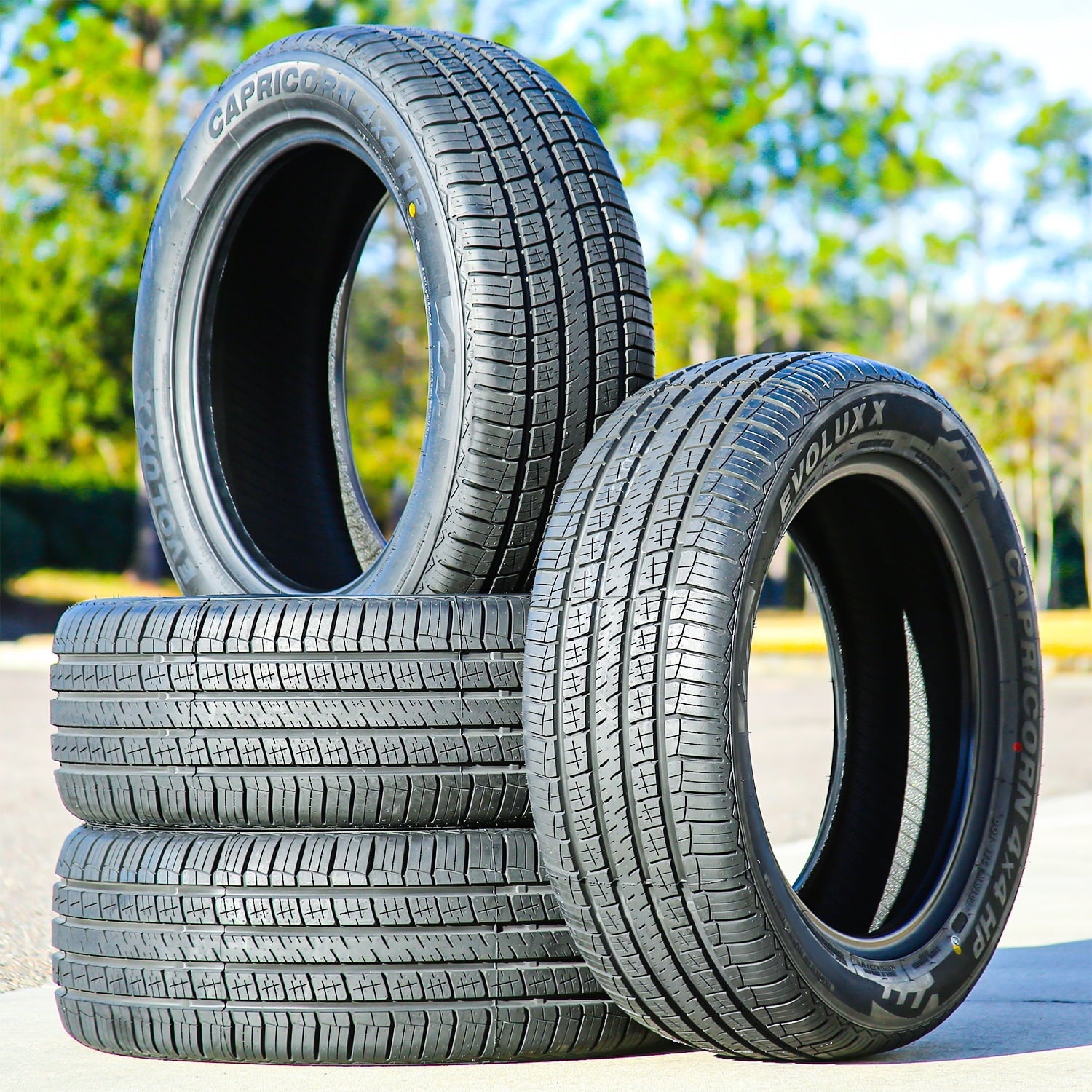 Set of 4 Evoluxx Capricorn 4X4 HP 235/70R16 106H Performance a/s All Season Tires