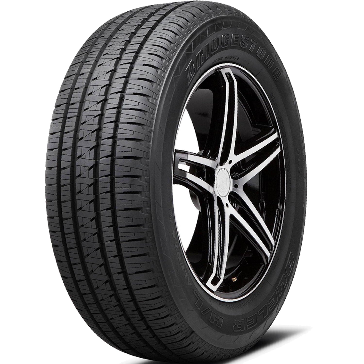 Set of 4 (FOUR) Bridgestone Dueler H/L Alenza Plus 275/55R20 111H AS All Season A/S Tires Fits: 2007-08 Toyota Tundra Limited, 2021 Toyota Tundra TRD Sport Premium