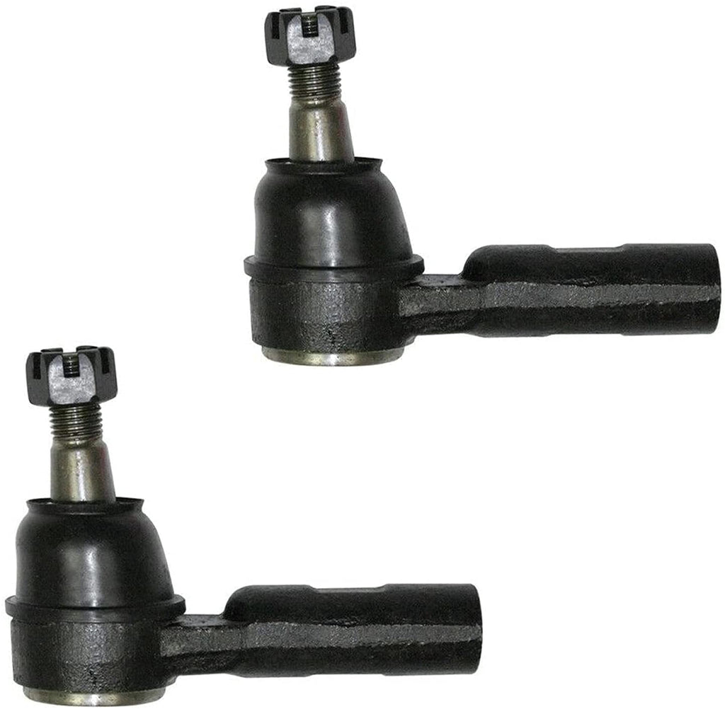 Detroit Axle - 5LUG Front Wheel Bearing & Hubs Assembly and Outer Tie Rods Replacement for 2006 2007 2008 Dodge Ram 1500 [Excludes Mega Cab]