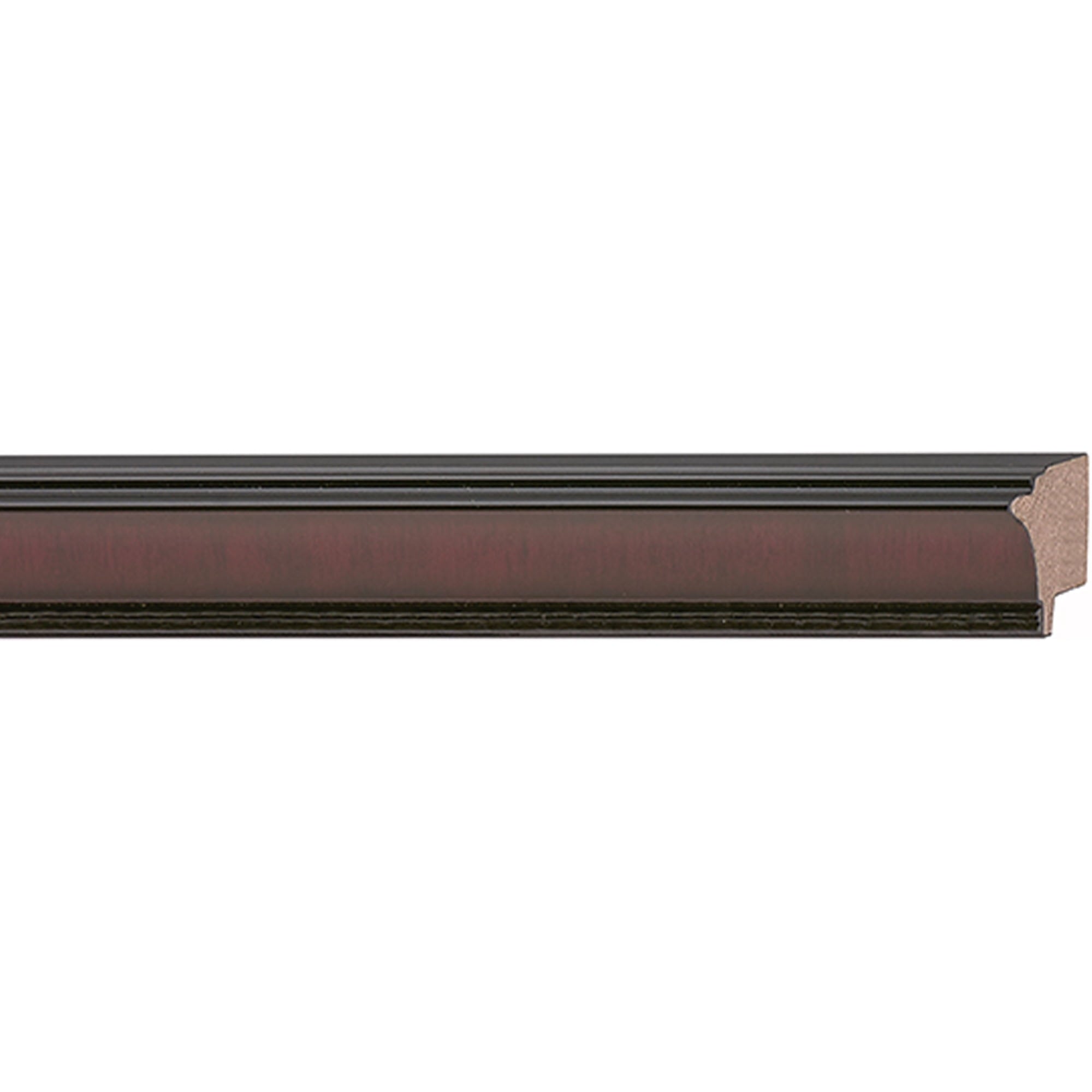 40x28 Bronze Brown Real Wood Picture Frame Width 1.25 inches | Interior Frame Depth 0.75 inches |