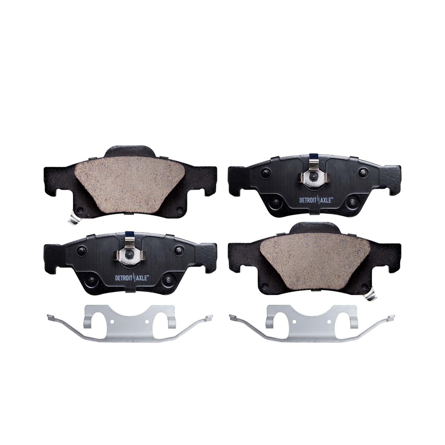 Detroit Axle - Rear Brake Kit for 2011-2025 Dodge Durango 2011-2021 Jeep Grand Cherokee, Disc Brake Rotors Ceramic Brake Pads: 12.99 VENTED Rear Rotors