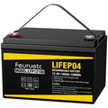 12V 100Ah LiFePO4 Battery, Over 15,000 Deep Cycles, for Marine Vessels, Off-Grid Solar Systems & Emergency Backup Power