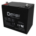 12V 55Ah Battery replacement for Quantum QG edge 2.0 Power Chair