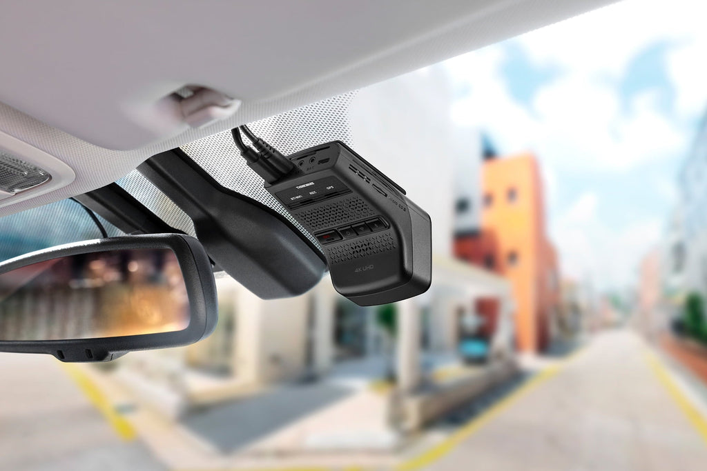 Thinkware 4K Dual Dash Cam, U3000 PRO Front & Rear with Sony STARVIS 2, Radar Parking, Super Night Vision 4.0, Wi‑Fi, GPS, 64GB MicroSD