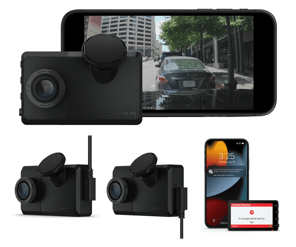 Garmin Dash Cam™ Live, 24/7 Live View, Always-Connected Dash Cam