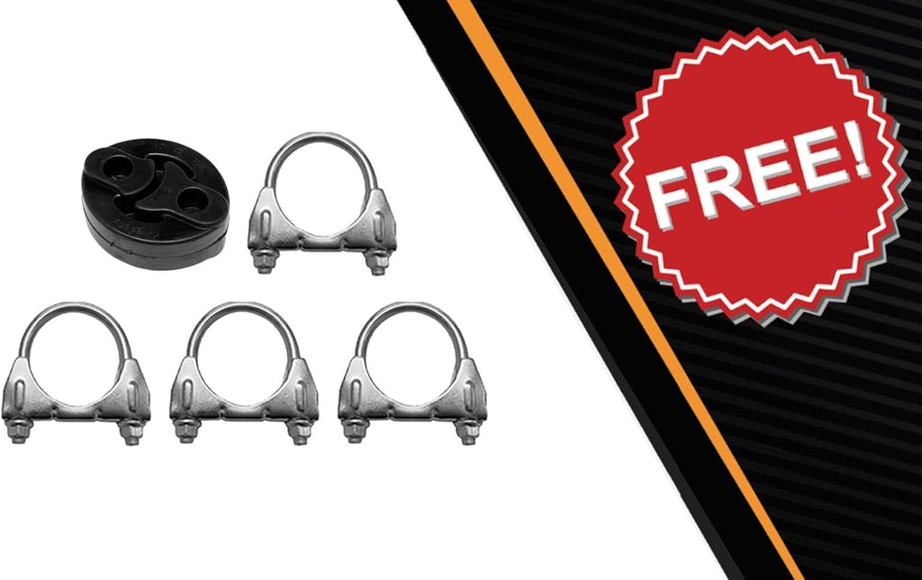 Northeastern Exhaust Stainless Steel Intermediate Pipe, Muffler and Tail Pipe Exhaust System Kit Fits 2008–2012 Chevrolet Malibu 2.4L – Direct Fit