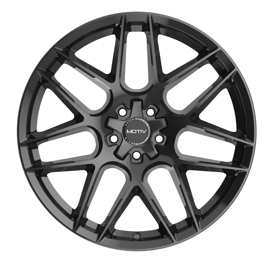Motiv 435B FOIL 435B-8805742 18X8 5X4.50 / 5X120 (+42) MTV 435B Foil (HB 74.1) Gloss Black Cast Aluminum
