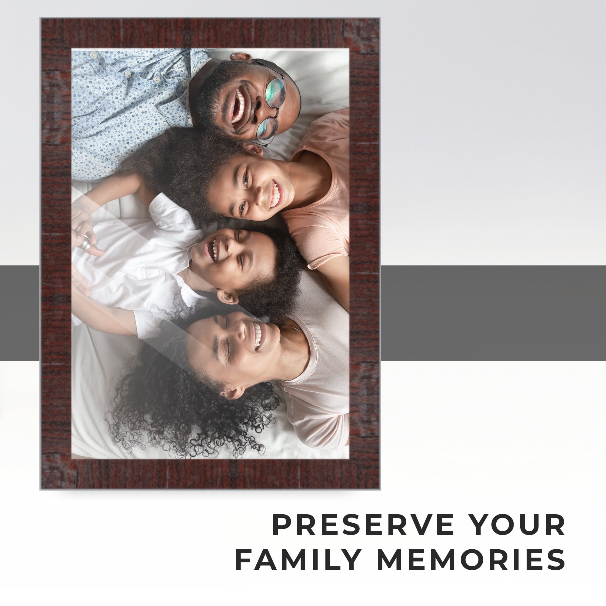 40x28 Bronze Brown Real Wood Picture Frame Width 1.25 inches | Interior Frame Depth 0.75 inches |