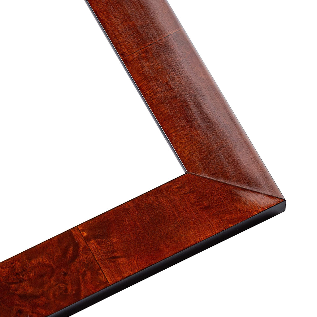 40x28 Bronze Brown Real Wood Picture Frame Width 1.25 inches | Interior Frame Depth 0.75 inches |