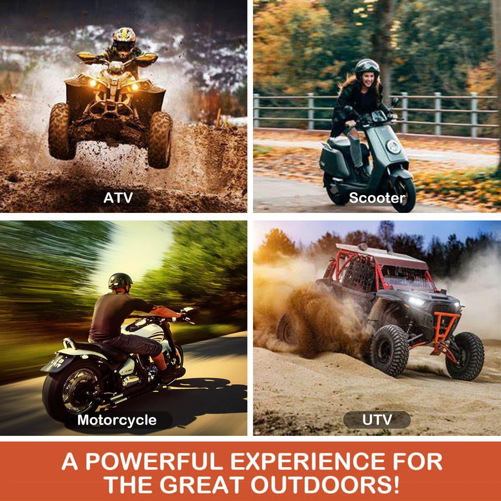 Anlibatt YTX20HL-BS Motorcycle Battery 12V 18Ah 300CCA Rechargeable Sealed Batteries Powersport Replacement for ATV, Scooter, Jet ski, Dirt Bike