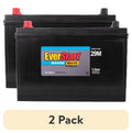 (2 pack) EverStart Maxx Lead Acid Marine & RV Deep Cycle Battery, Group Size 29DC - 12 Volt - 845 Marine Cranking Amps