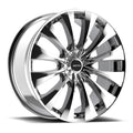 20x8.5 Motiv 436C Chrome Plated Wheel 5x4.5 (40mm)