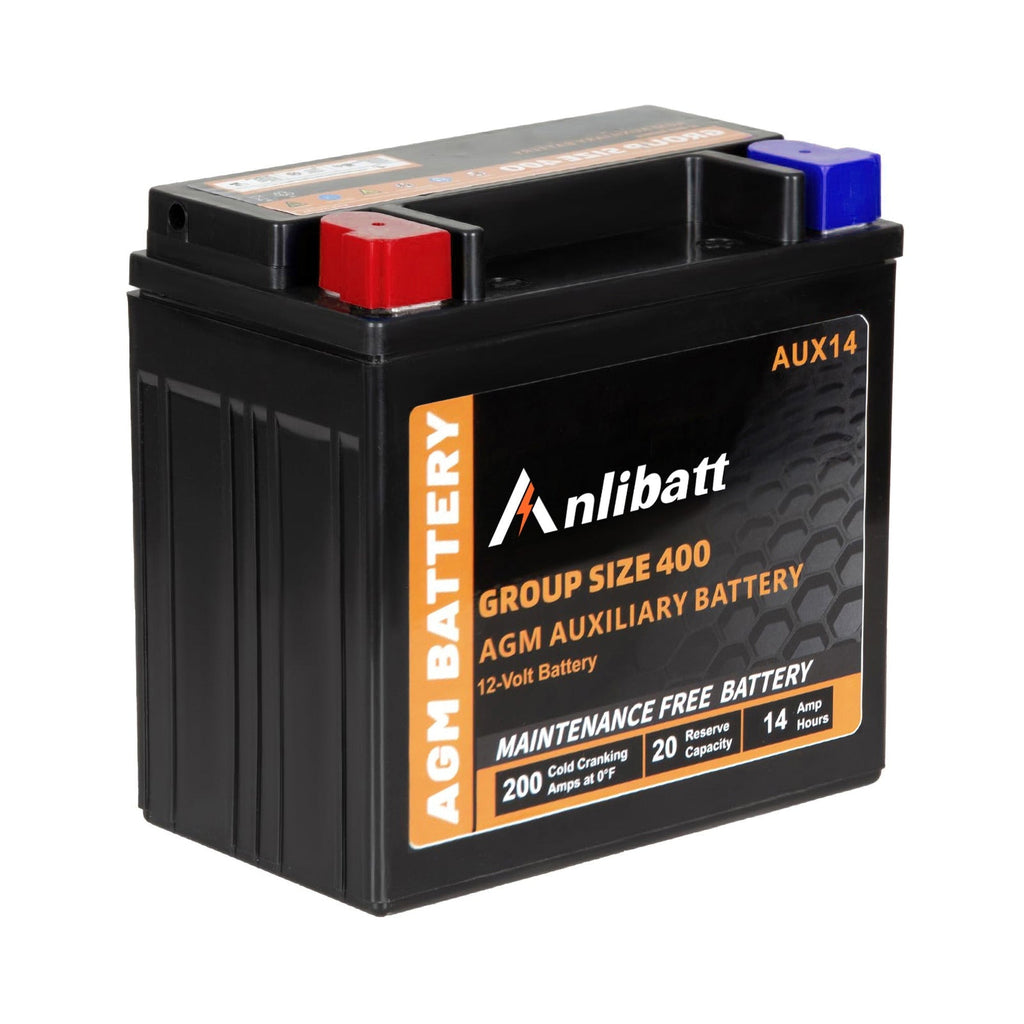 Anlibatt BCI Group 49 Battery, AGM 12 Volt Rechargeable Automotive Batteries for Car, H8 900CCA 95Ah 160RC Maintenance Free