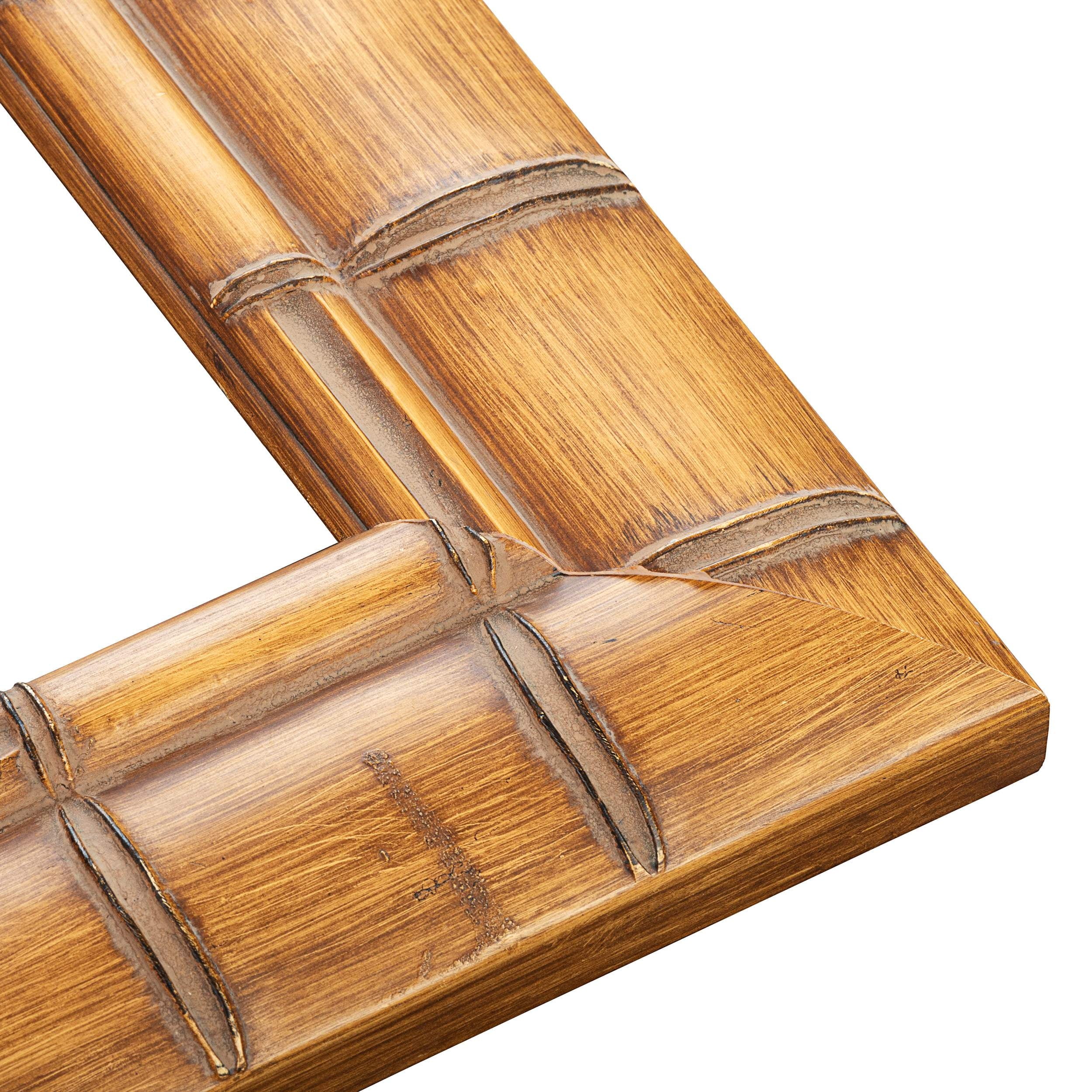 40x28 Bronze Brown Real Wood Picture Frame Width 1.25 inches | Interior Frame Depth 0.75 inches |