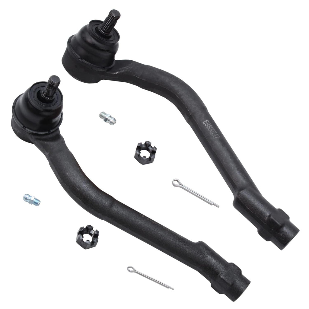 Detroit Axle - 2.4L Front Suspension Kit for Hyundai 2011 2012 Sonata, 4 Outer Inner Tie Rods 2 Sway Bar Links 2 Lower Ball Joints