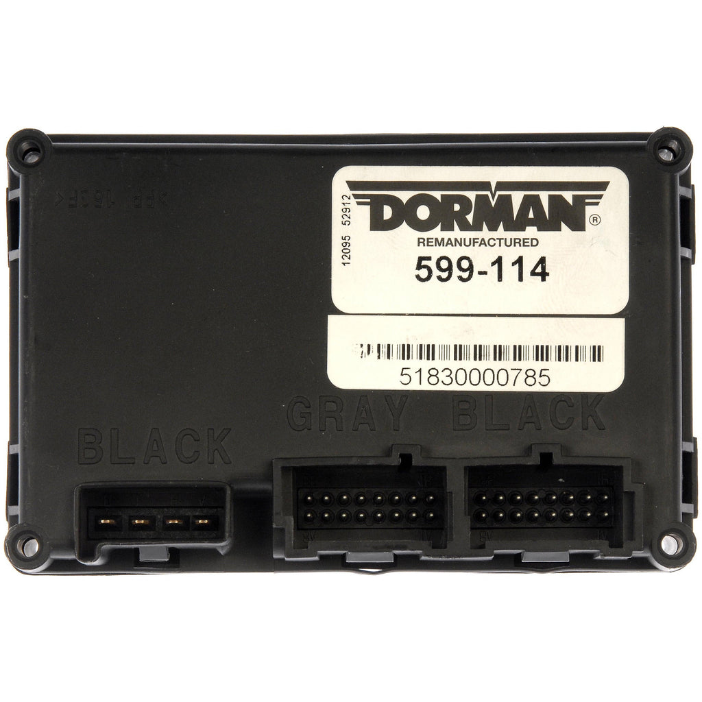 Dorman 599-114 Remanufactured Transfer Case Control Module for Specific Chevrolet / GMC Models
