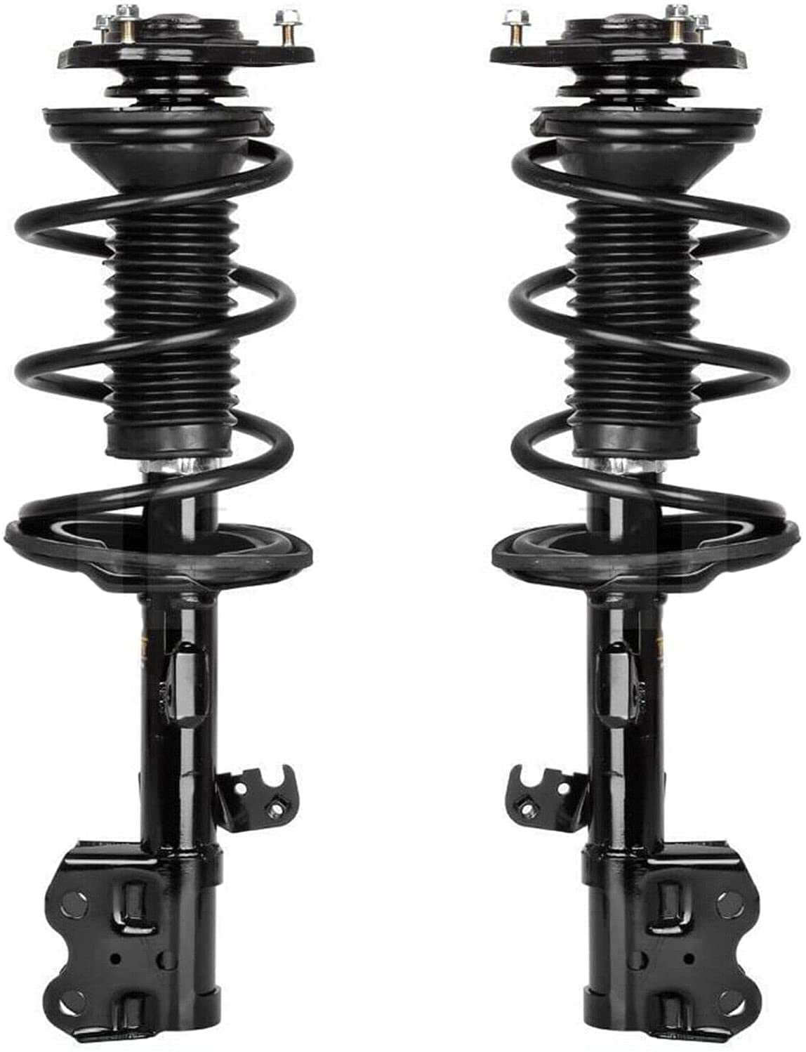 Detroit Axle - Front Struts Sway Bars for 2004-2009 Toyota Prius Complete 2 Struts w/Coil Spring 2 Front Sway Bar Links 2005 2006 2007 2008 Replacement Quick Install Ready Struts Assembly