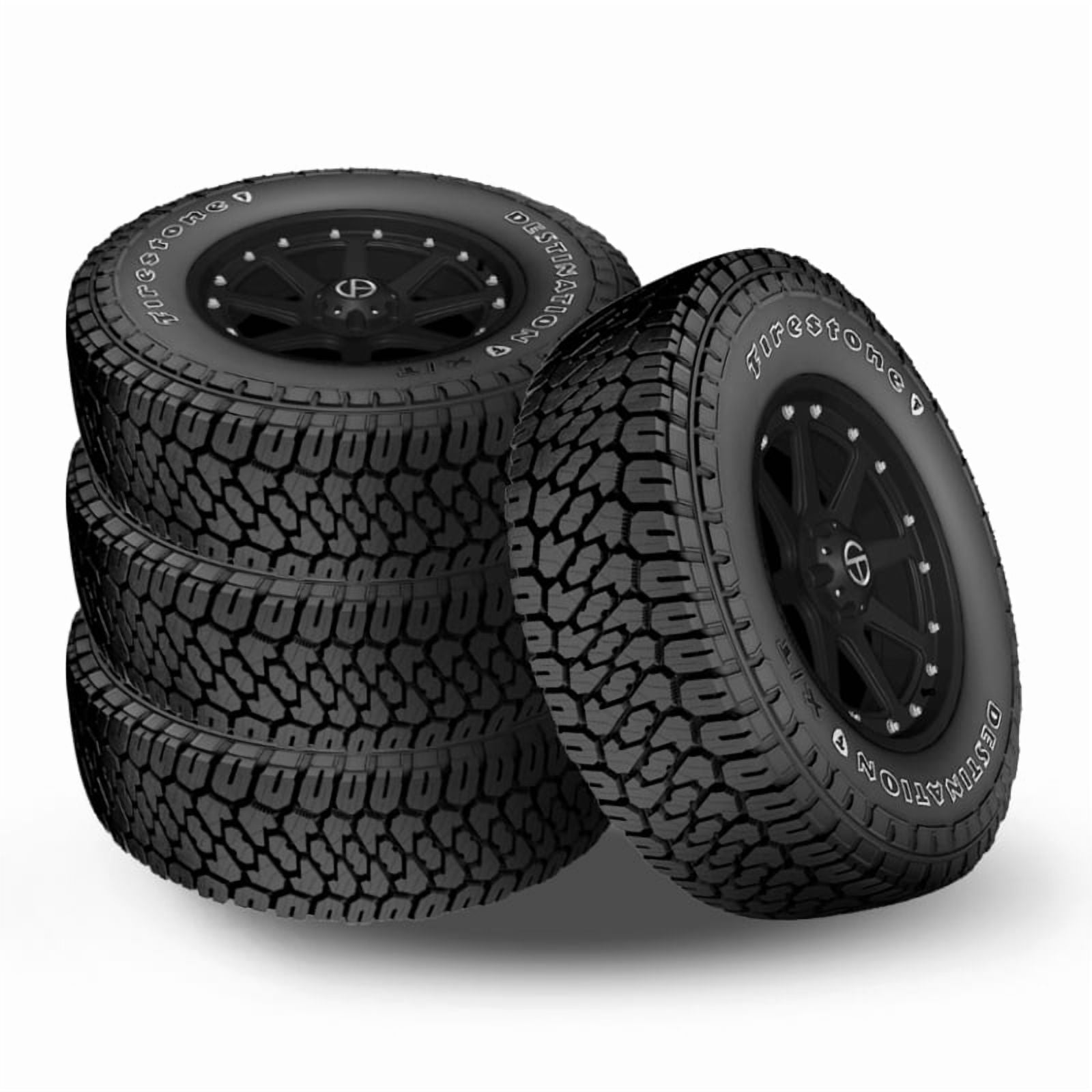 4 Firestone Destination X/T OWL 285/75R16 126/123R Load E 10 PLY Off-Road 50K Mi FS009608 / 285/75/16 / 2857516