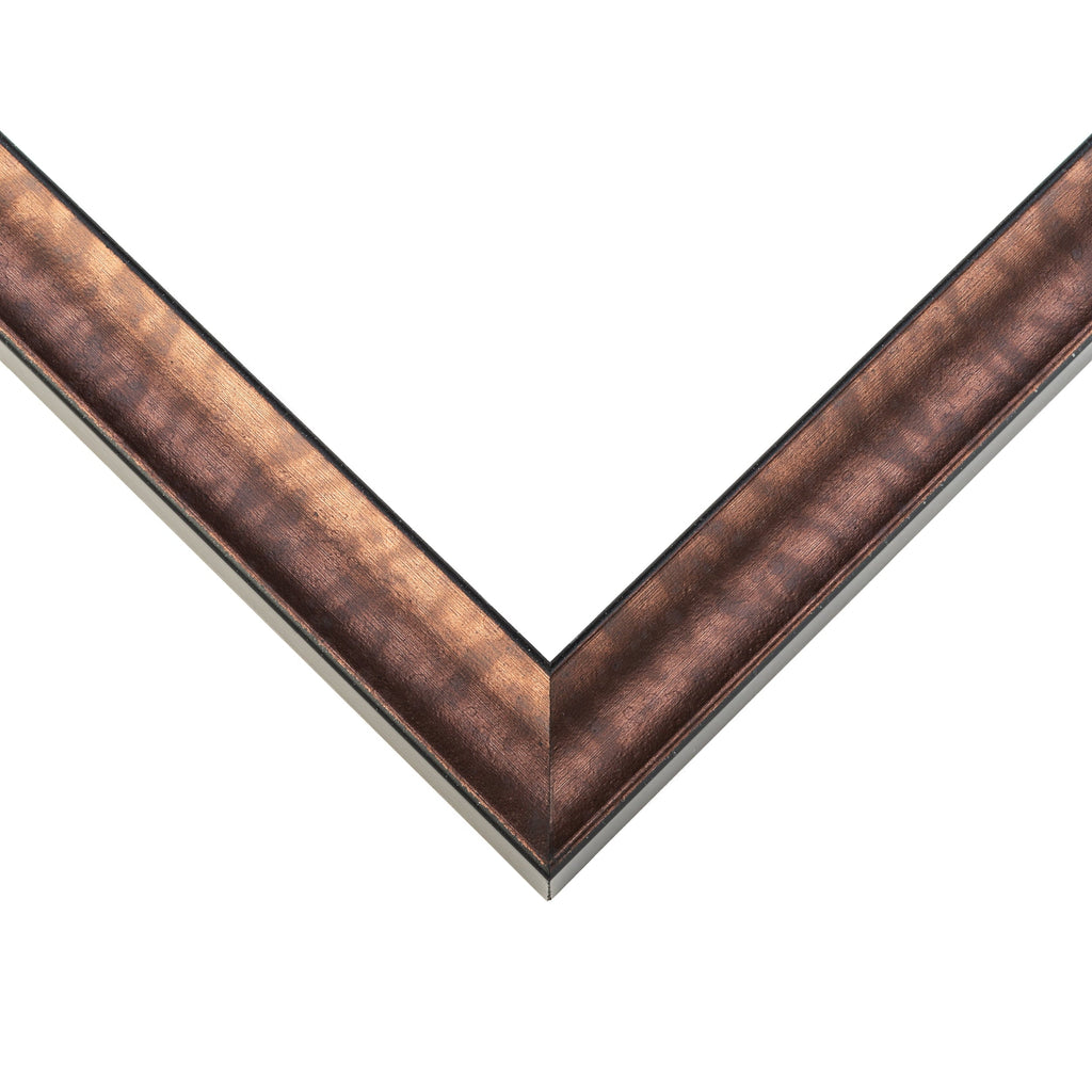 40x28 Bronze Brown Real Wood Picture Frame Width 1.25 inches | Interior Frame Depth 0.75 inches |