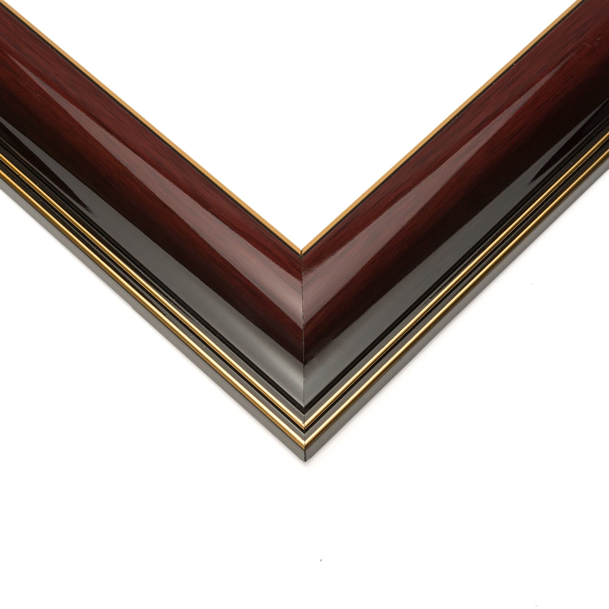 40x28 Bronze Brown Real Wood Picture Frame Width 1.25 inches | Interior Frame Depth 0.75 inches |