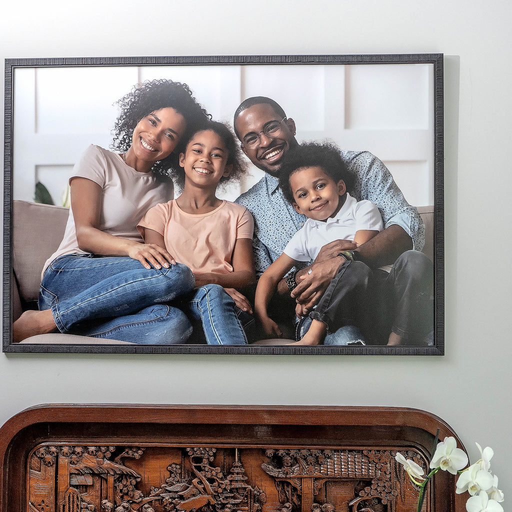 40x28 Bronze Brown Real Wood Picture Frame Width 1.25 inches | Interior Frame Depth 0.75 inches |