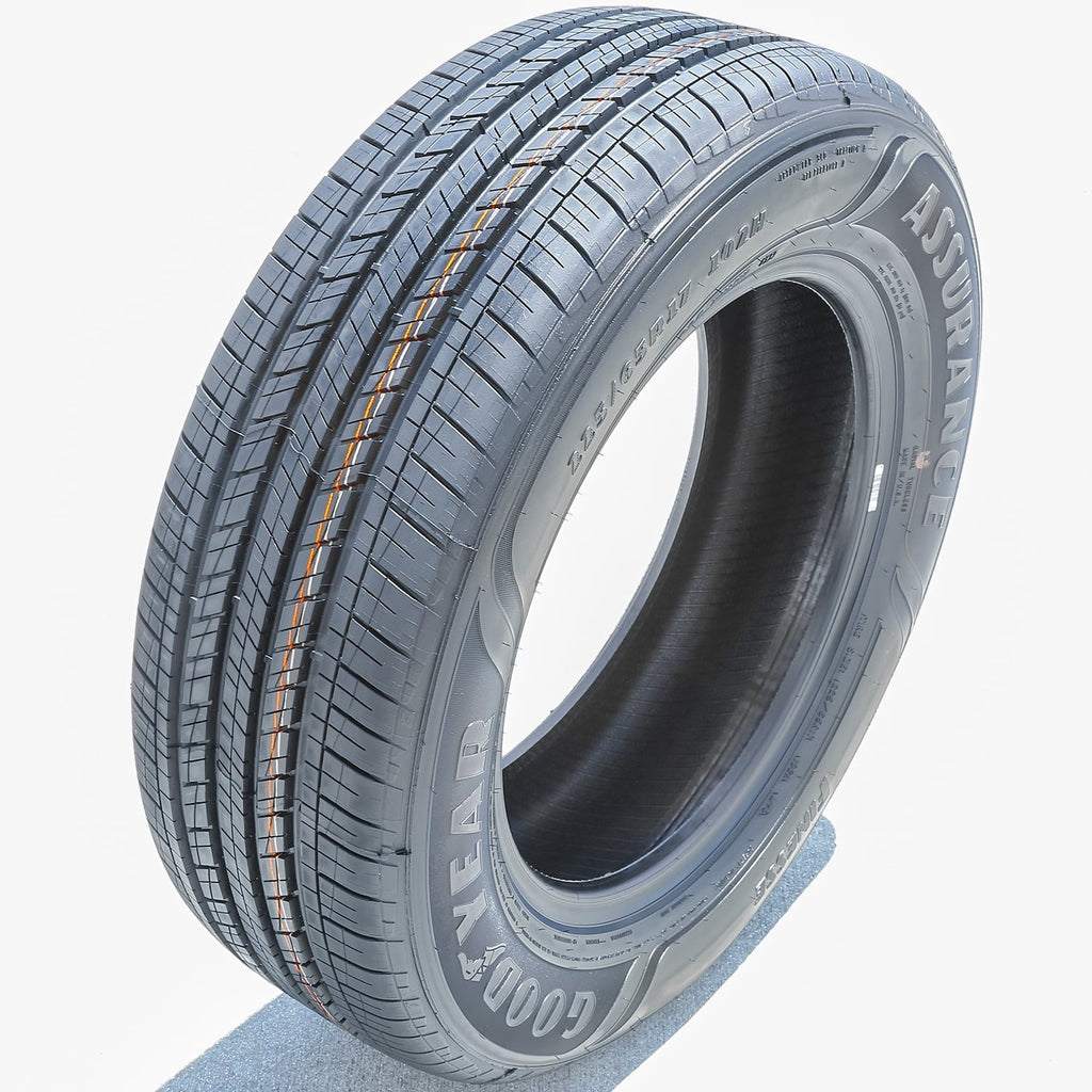 Set of 4 (FOUR) Tires Goodyear Assurance Finesse 225/65R17 102H AS A/S All Season Fits: 2018-23 Chevrolet Equinox LT, 2015-17 Subaru Outback 3.6R Touring