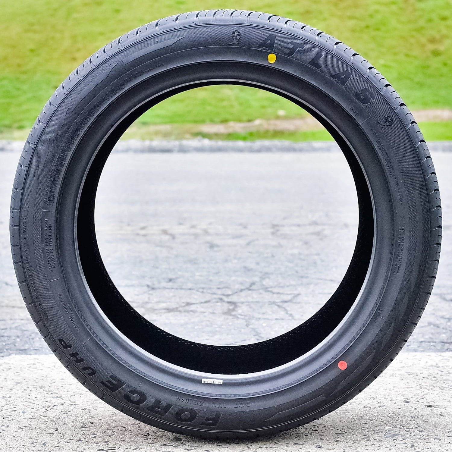 Set of 4 (FOUR) Atlas Force UHP 245/55R19 103V A/S Performance Tires Fits: 2014-18 Toyota Highlander Hybrid XLE, 2019 Toyota Highlander Hybrid Limited Platinum