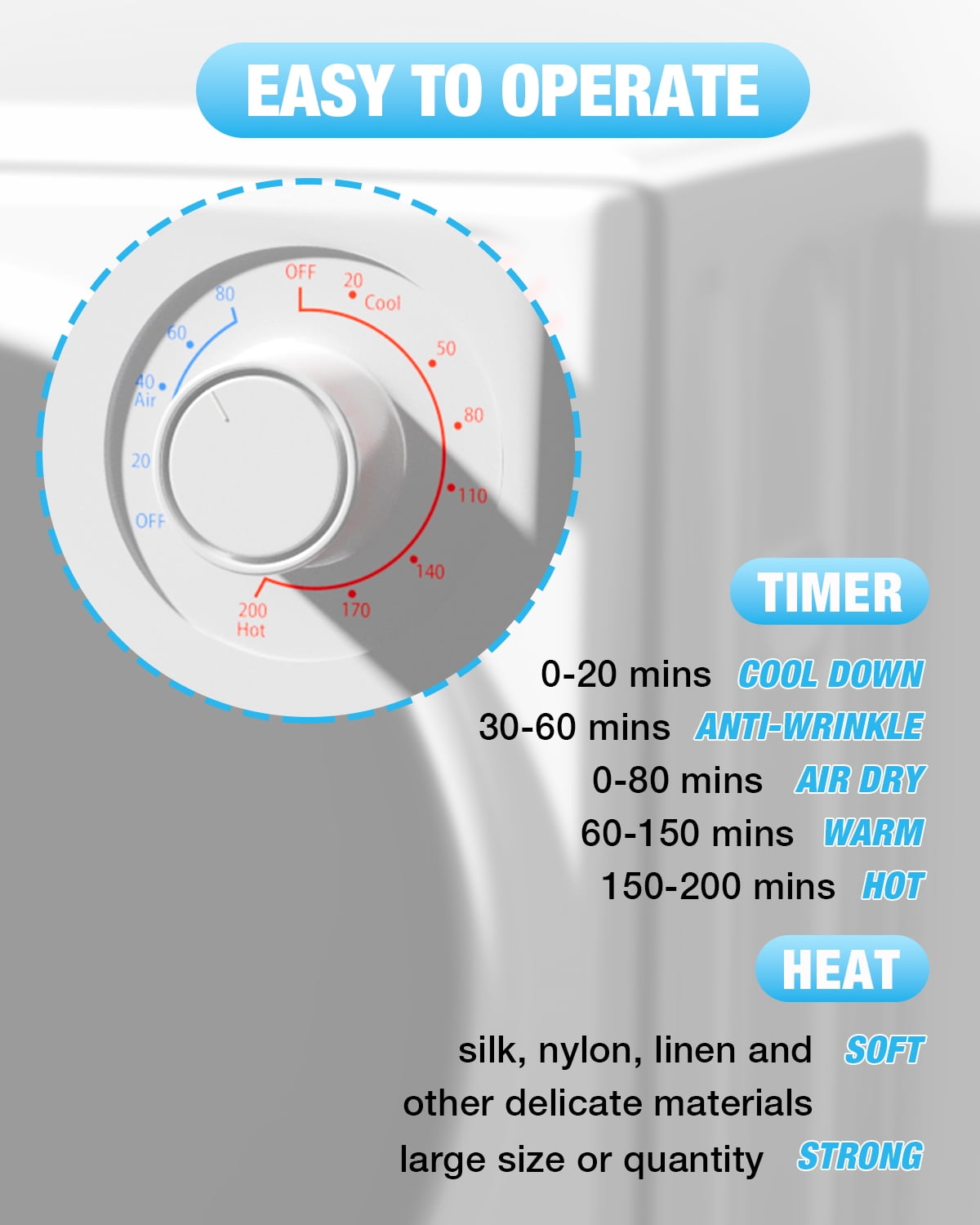 TABU Washer and Dryer Set, 19LBS Fully Automatic Washing Machine & 10LBS Clothes Dryer (White&White)
