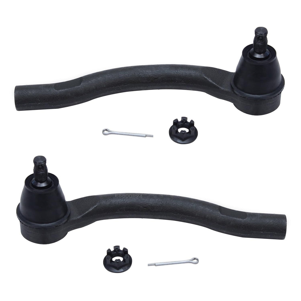Detroit Axle - 8pc Suspension Kit for Acura 2007-2013 MDX ZDX 2 Front Struts with Coil Spring Assembly 2 Front Sway Bar End Links 2 Rear Shock Absorbers 2 Outer Tie Rod Ends Replacement