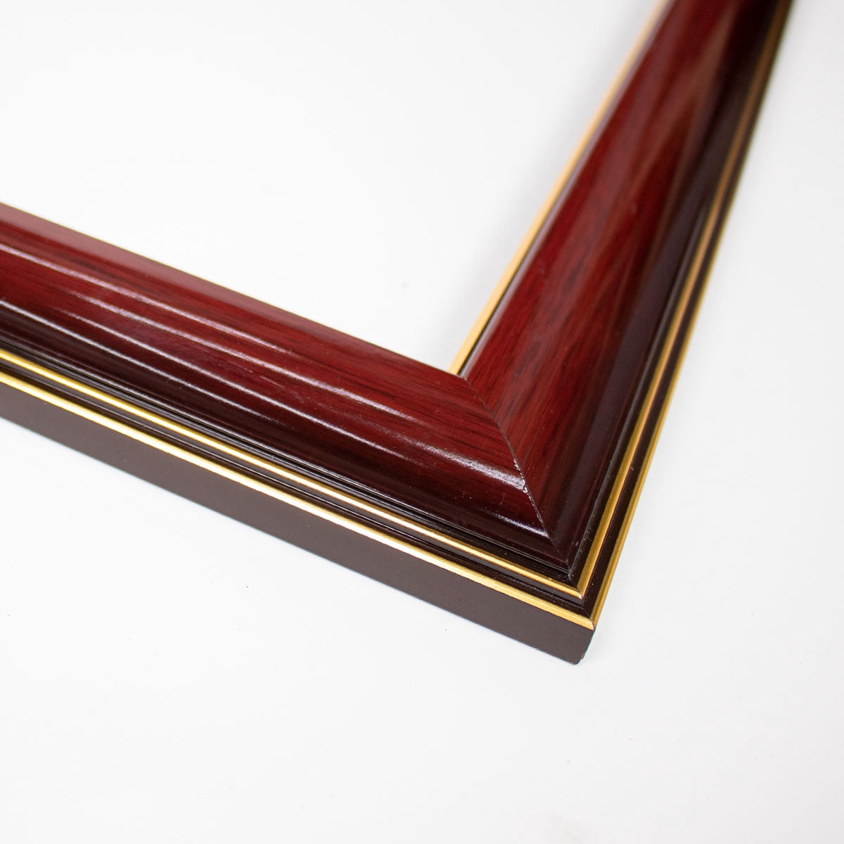 40x28 Bronze Brown Real Wood Picture Frame Width 1.25 inches | Interior Frame Depth 0.75 inches |