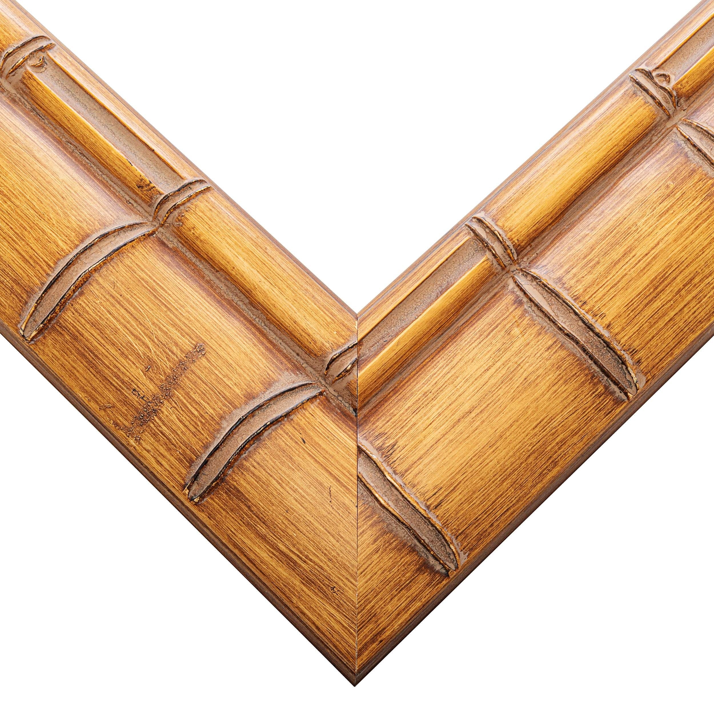 40x28 Bronze Brown Real Wood Picture Frame Width 1.25 inches | Interior Frame Depth 0.75 inches |