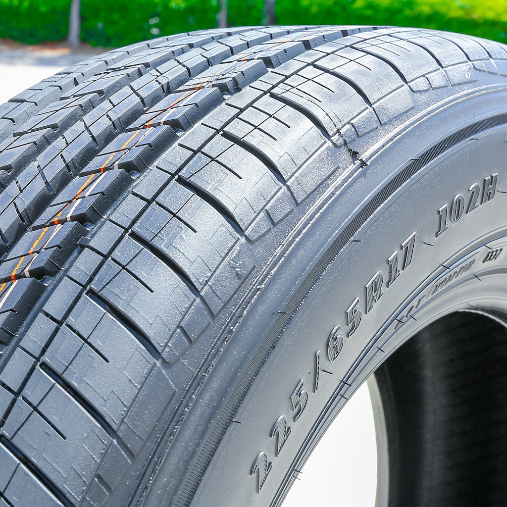 Set of 4 (FOUR) Tires Goodyear Assurance Finesse 225/65R17 102H AS A/S All Season Fits: 2018-23 Chevrolet Equinox LT, 2015-17 Subaru Outback 3.6R Touring