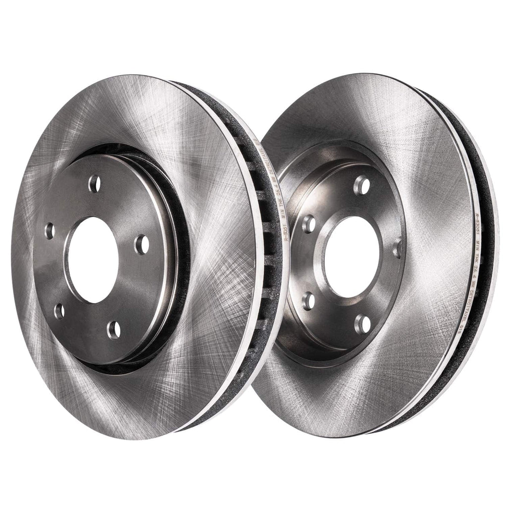 Detroit Axle - Brake Kit for 2018-2020 Chevy Equinox Buick Regal TourX GMC Terrain Disc Brake Rotors Ceramic Brakes Pads 2019 Replacement: 11.81 inch Front and 11.34 inch Rear Rotor