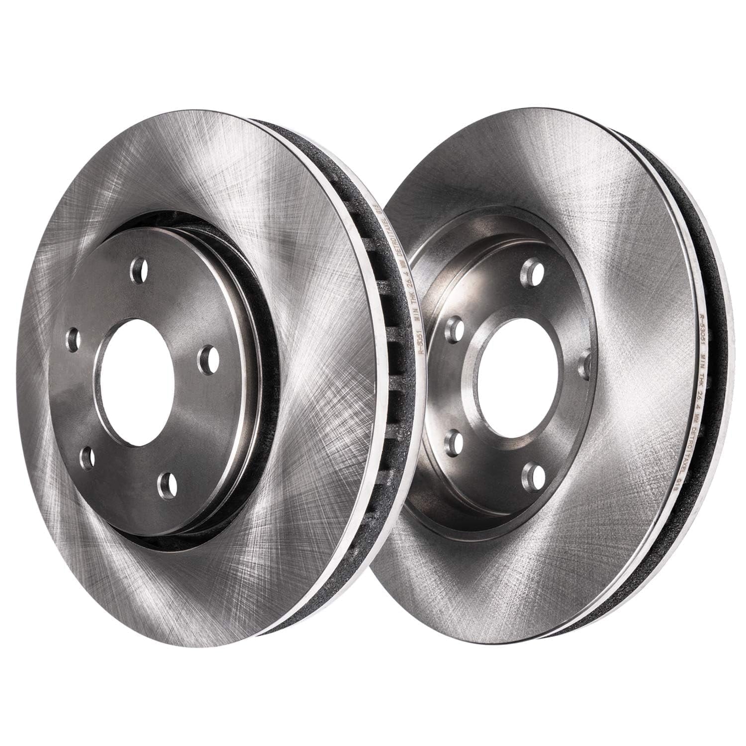 Detroit Axle - Brake Kit for 2018-2020 Chevy Equinox Buick Regal TourX GMC Terrain Disc Brake Rotors Ceramic Brakes Pads 2019 Replacement: 11.81 inch Front and 11.34 inch Rear Rotor