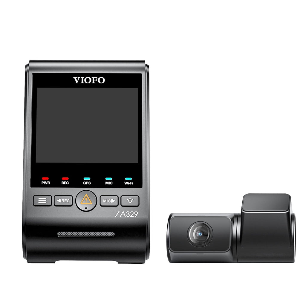 VIOFO A329 2CH First 4K 60FPS Front and 2K Rear Wi-Fi 6 Dash Cam HDR with Sony STARVIS 2 Sensors Support SSD Storage