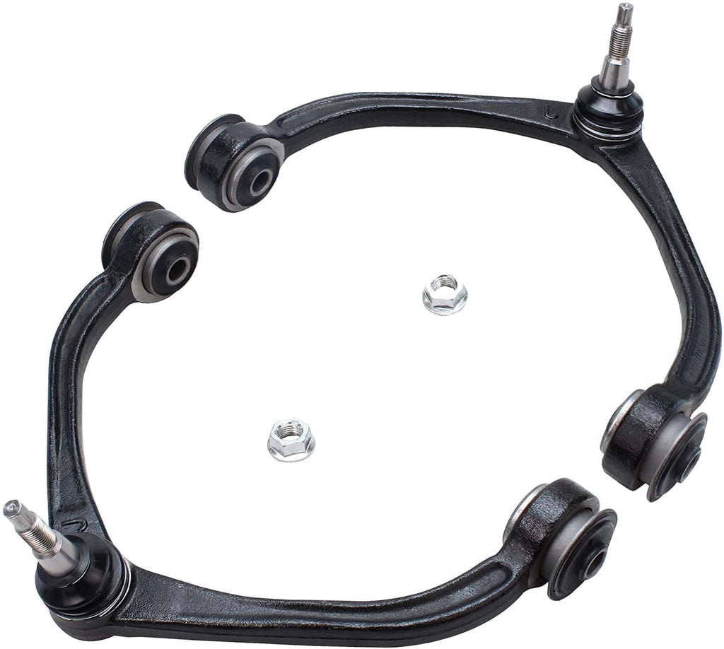 Detroit Axle - Front End 12pc Suspension Kit for Dodge Dakota 2005-2010 Mitsubishi Raider 2006-2009, 2 Upper Control Arms 2 Lower Ball Joints Inner Outer 4 Tie Rods 2 Boots 2 Sway Bars Replacement