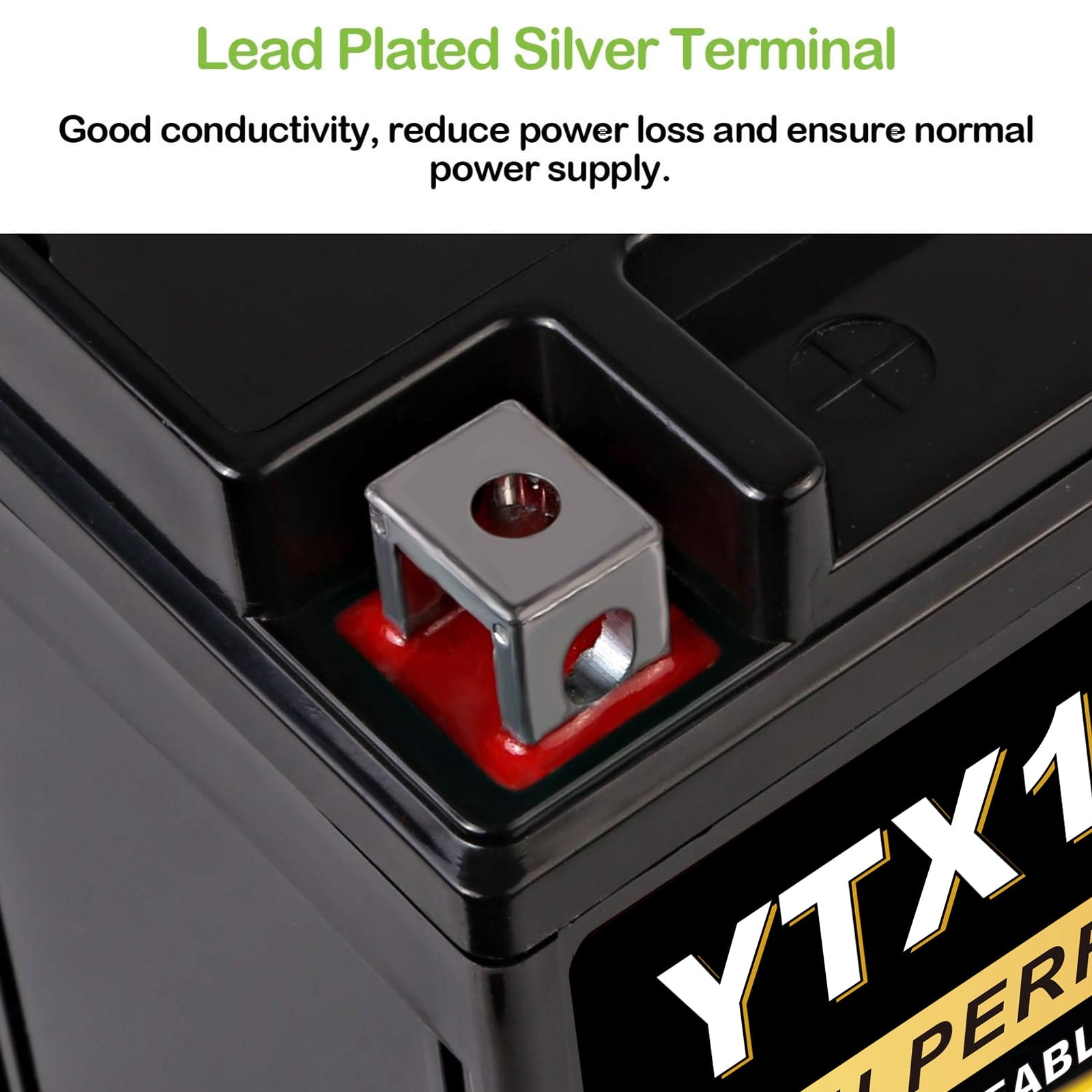 Anlibatt YTX20HL-BS Motorcycle Battery 12V 18Ah 300CCA Rechargeable Sealed Batteries Powersport Replacement for ATV, Scooter, Jet ski, Dirt Bike