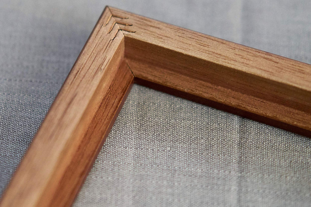 40x28 Bronze Brown Real Wood Picture Frame Width 1.25 inches | Interior Frame Depth 0.75 inches |