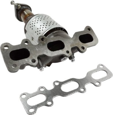 Garage-Pro Front, Firewall and Radiator Side 2-PC Direct-Fit Catalytic Converter Kit Replacement for Ford Explorer, Taurus 2013-2019, Edge 2015-2018 3.5L Firewall Side 46-State Legal