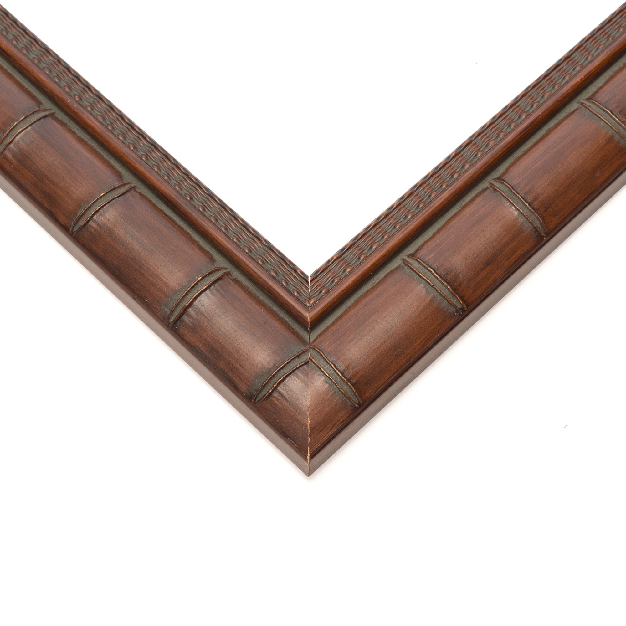 40x28 Bronze Brown Real Wood Picture Frame Width 1.25 inches | Interior Frame Depth 0.75 inches |