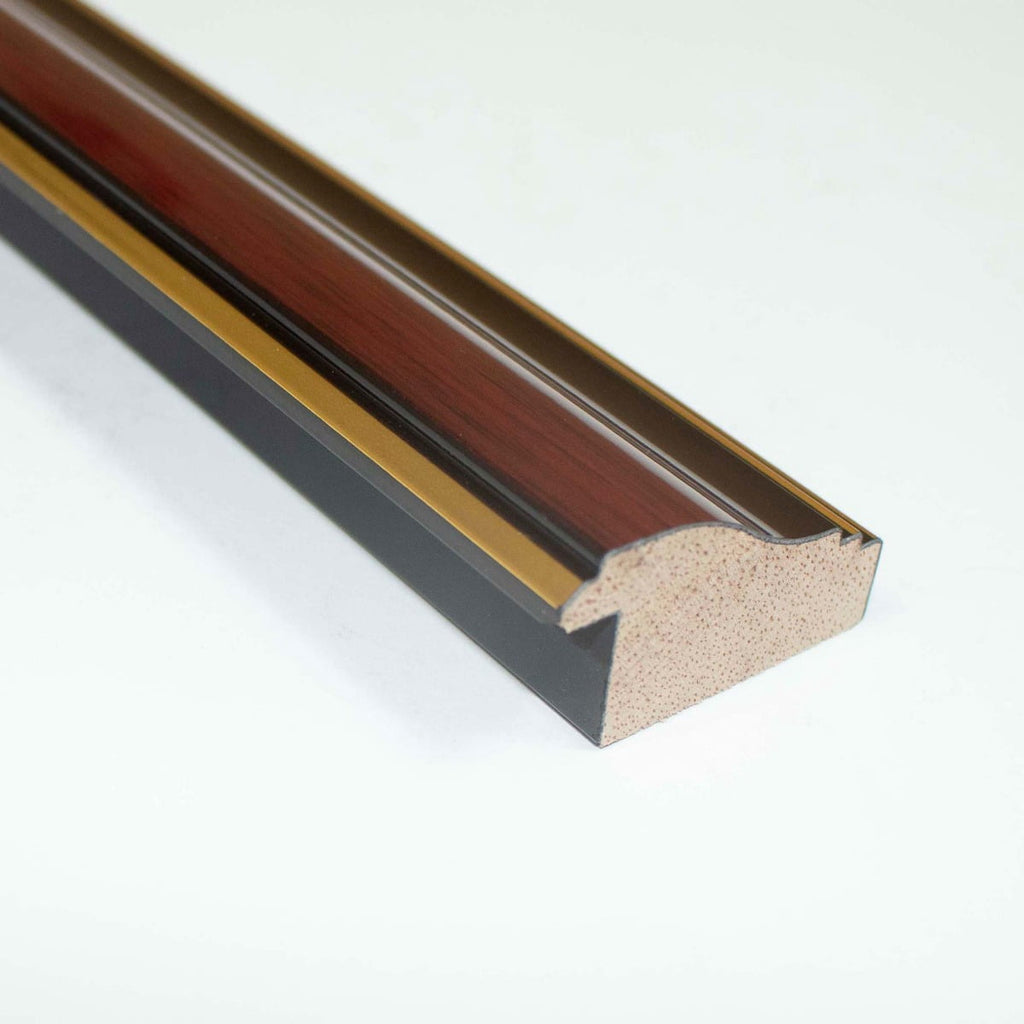 40x28 Bronze Brown Real Wood Picture Frame Width 1.25 inches | Interior Frame Depth 0.75 inches |