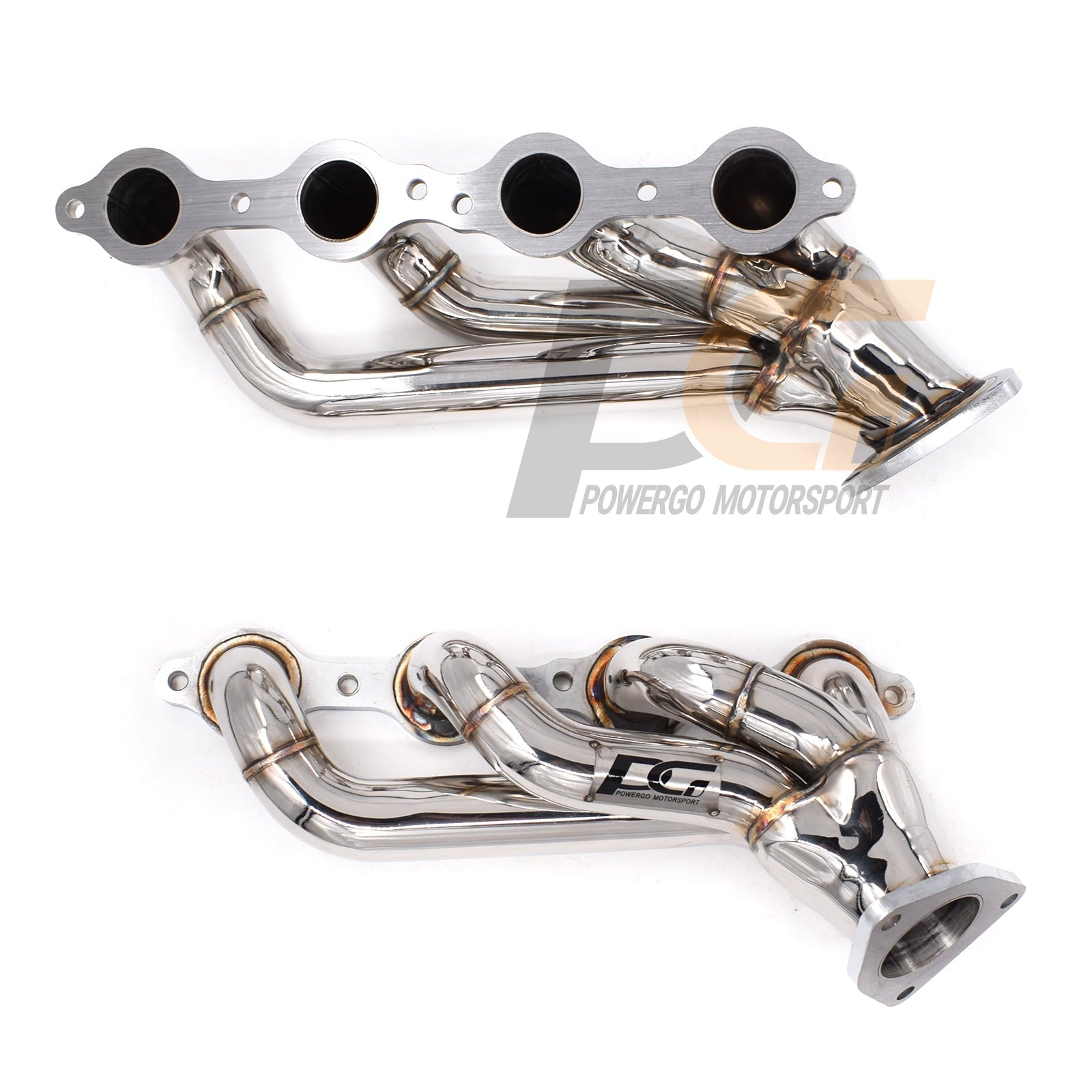 Exhaust Headers 1-3/4 in. Stainless Steel Polished Finish for 2003-2006 Silverado Sierra Suburban 1500 1500HD 2500 2500HD 6.0L V8