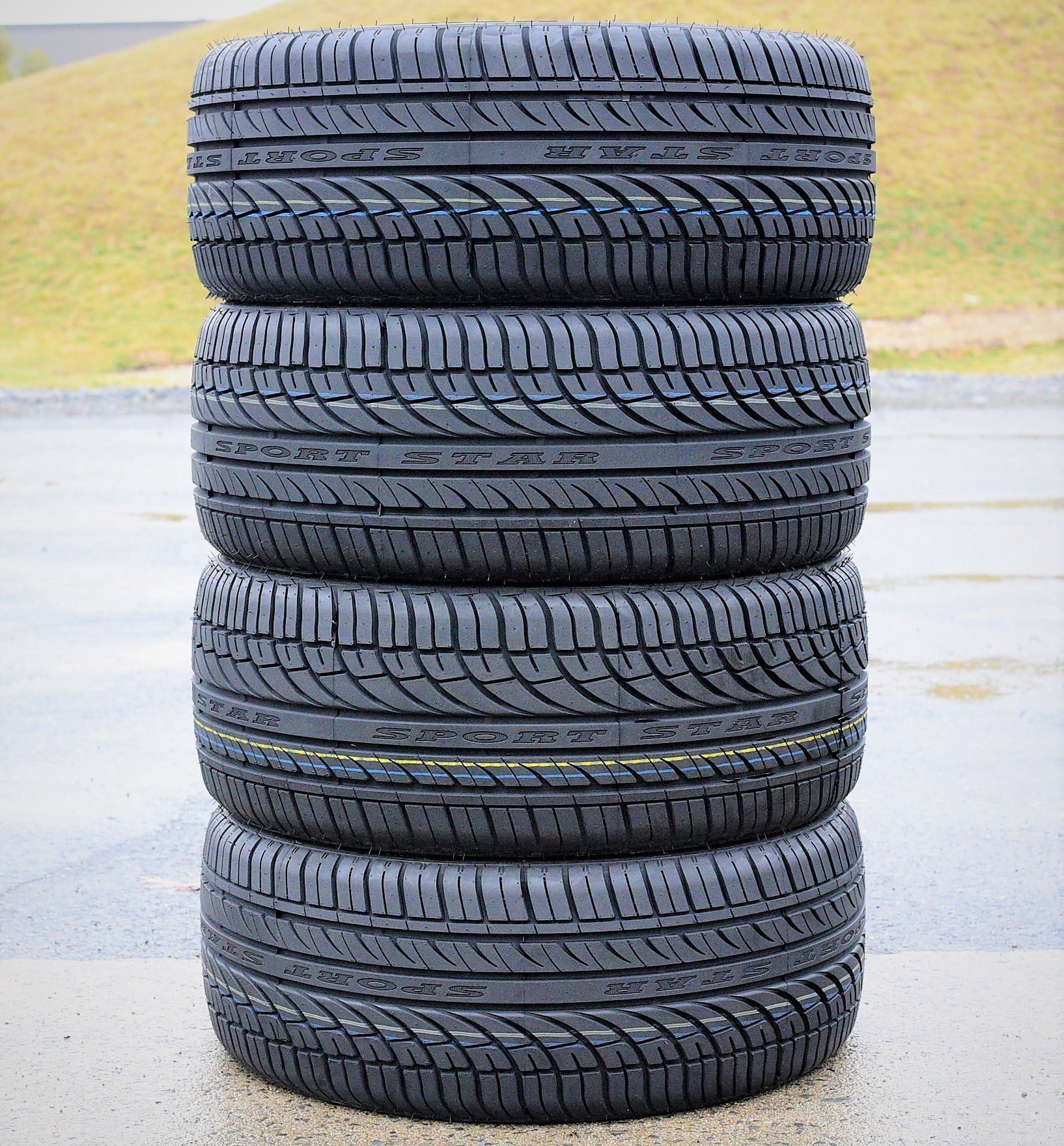 Set of 4 Fullway HP108 225/45ZR18 225/45R18 95W XL High Performance a/s All Season Tires