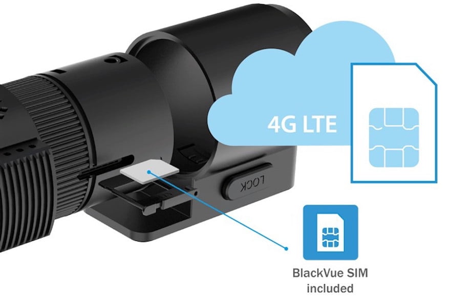 DR770X-2CH-LTE Dual Lens Dash Cam w/ Built-In 4G-LTE & 64GB Card | 1080P FULL HD Front + Rear
