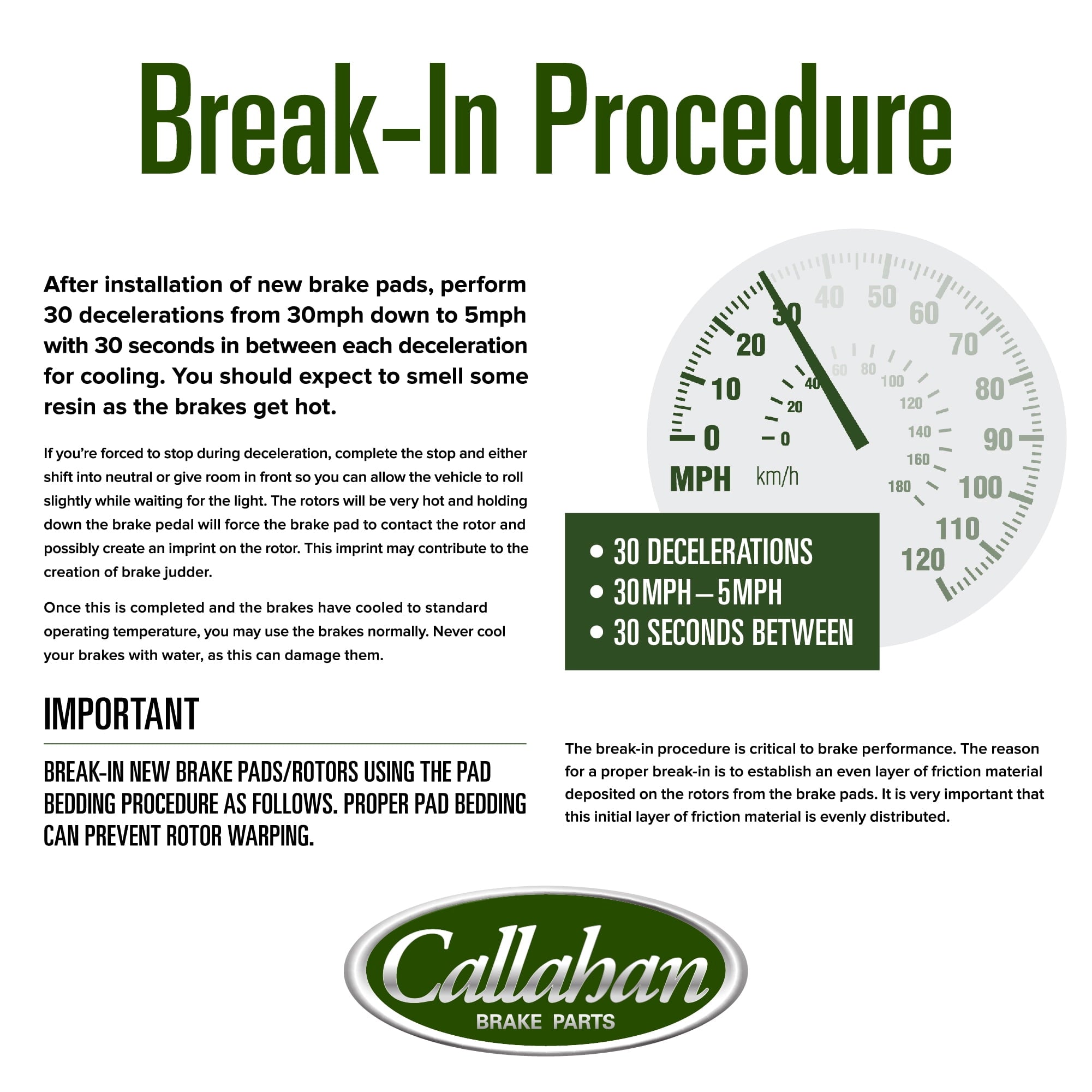 Callahan Brake Parts Brake Kit for MERCEDES-BENZ Select Models Front Replacement Brake Rotors with Ceramic Brake Pads EBYK036465