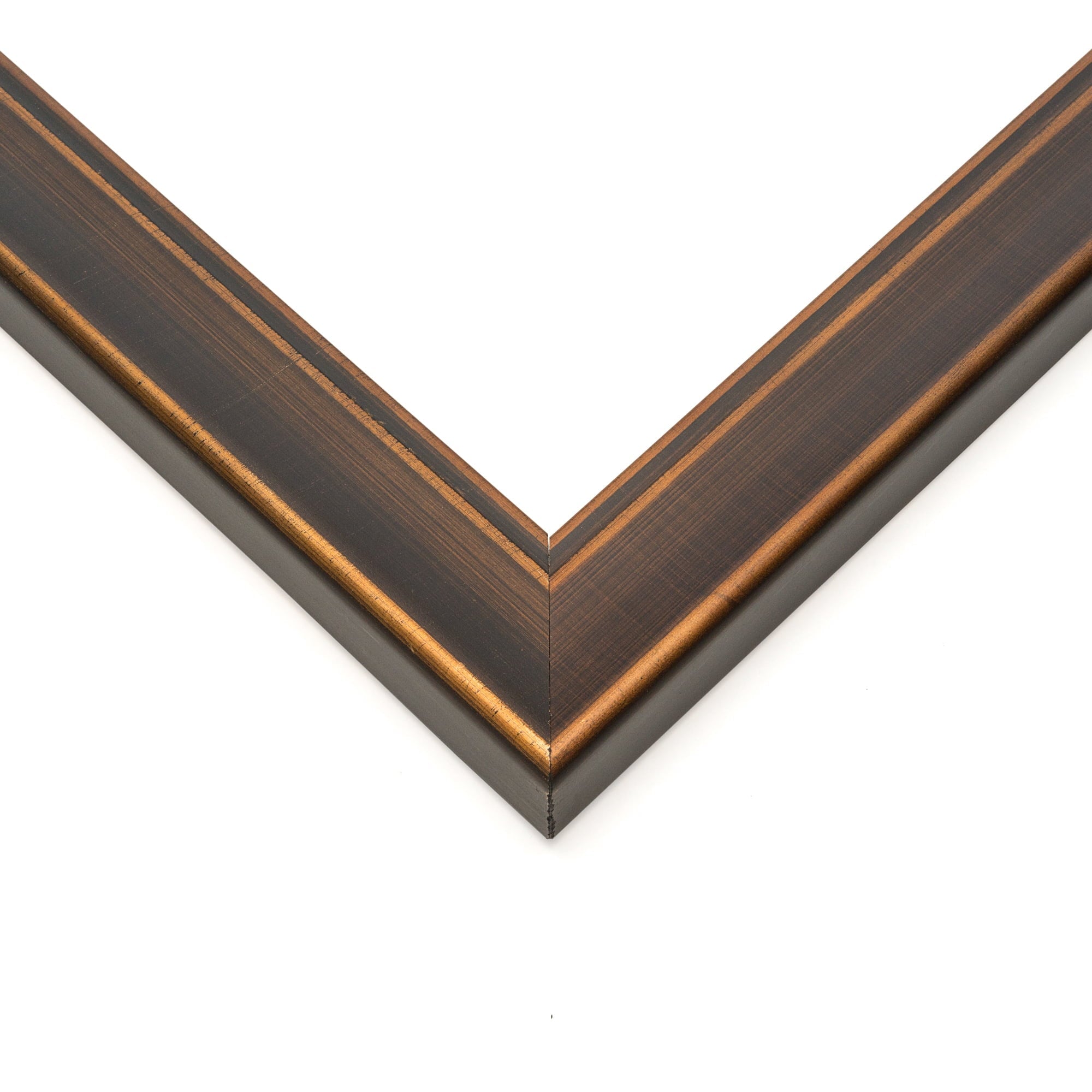40x28 Bronze Brown Real Wood Picture Frame Width 1.25 inches | Interior Frame Depth 0.75 inches |